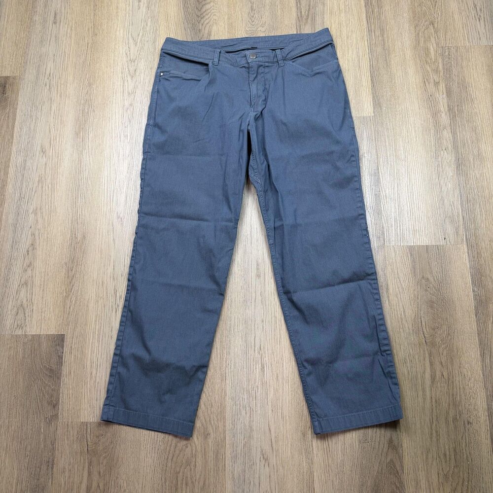 Lululemon Pants Mens 34 Blue Canvas 5 Pocket Straight Leg Chino Casual
